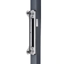 Locinox Stainless steel surface mounted keep for Forty, Fifty and Sixty Lock-BLACK (SFKM-9005QF)