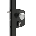 Locinox Surface mounted electric gate lock with Fail Open for Square tube Adjustable 40-60mm(LEKQ40) - BLACK
