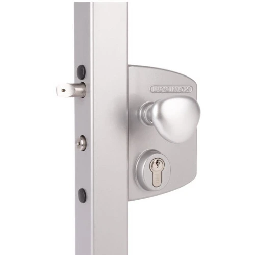 [FK640] Locinox LEKQ Surface Mounted electric gate lock with Fail Open for Tube 40-60mm(LEKQ40) - Silver