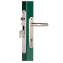 Locinox H-Wood Euro Insert Mortice Lock - 90x90 Frame, 60mm Backset, Silver - For Swing Gates