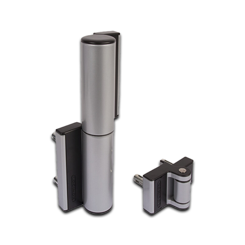 Locinox Tiger Hydraulic Swing Gate Closer and Compact hinge all in One (TIGER-SILV)- Silver