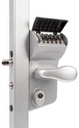 Locinox VINCI - SURFACE MOUNTED MECHANICAL CODE LOCK for 40-60 mm Square - Black