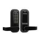 Lockey 2835 Marine Grade  Black Mechanical Keyless Lever Lock with Passage Function
