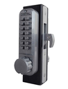 Lockey 2950 Marine Grade Mechanical Keyless Single Side Narrow Stile Hook Bolt Lock: Sliding Gates
