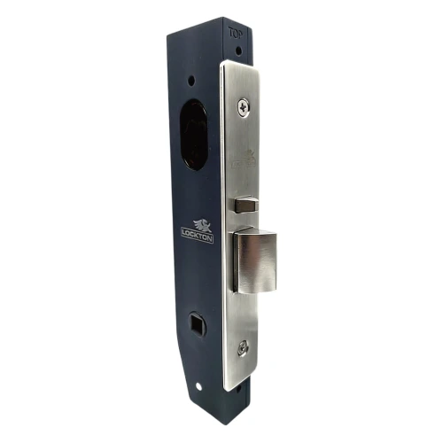 Lockton Insert Mortice Lock in Silver - 50x50 Frame, 23mm Backset