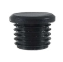 Long Neck Plastic Round Cap 25NB or 33.7mm Black
