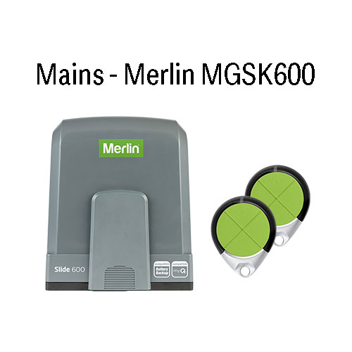 [GMSG611] Merlin Slide 600 MGSK600 + 2 remotes