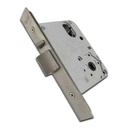 Lockwood 3572 Oval Insert Mortice Lock - 57mm Backset, Silver - For Swing Gates