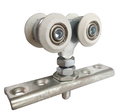 [WH624] Nylon Overhead/Hanging Sliding Gate Carriage, 4 Wheel - Type A for 60mm track, up to 450kg