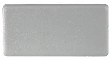 Plastic Rectangular Cap 150x50mm (2-4mm) White