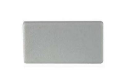 [CPPR501] Plastic Rectangular White Cap 50x25mm (0.8-3mm)