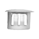 Plastic insert hole plug/End cap for hole size 13mm  White