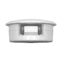 Plastic insert hole plug/End cap for hole size 13.5mm White