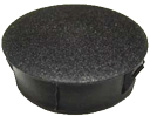[CPHP070] Plastic insert hole plug/End cap for hole size  53.2mm Black