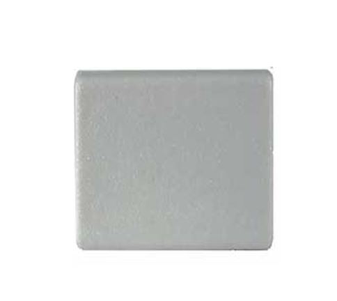 [CPPS287] Plastic square cap 20x20mm (0.8-3mm wall thickness) White