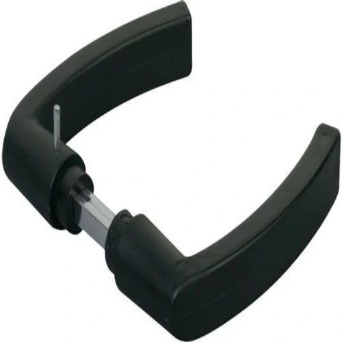 [MKLH325] Locinox Lock Handle - 3006P For Commercial & Ornamental - Plastic in Matt Black - Pair