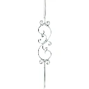 S Scroll 1000x150x12x6mm  Scarlet Scroll - Zinc Plated