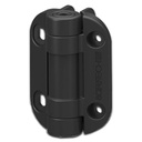 Safetech TopKlik Adjustable Self Closing Hinges - 45kg, Black, Two Legs, Safety Cap Included - Pair
