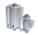 D&D Steel Self Closing BadAss Hinge Set - Zinc Finish, Up To 140kg - Set