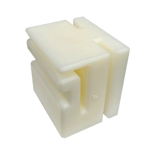 Sliding Block for Sliding Gate Nylon Guide  size 75mm  White