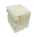 Sliding Block for Sliding Gate Nylon Guide  size 75mm  White