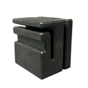 Sliding Block for Sliding Gate Nylon Guide  size 75mm Black