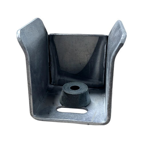 [SGSB399] Sliding Gate Holder/Catcher for 40mm Frame - Zinc Plated Steel with Rubber - Top Cap