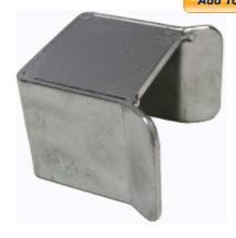 [SGSB429] Steel Sliding Gate Holder/Catcher for Gates 40mm, Top Cap