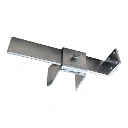 Side Mount Sliding Gate Holder/Catcher for 100mm Frame - Zinc Plated Steel