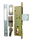 Slim Line Narrow Latch Deadlock for Swing Gates Keyed Alike