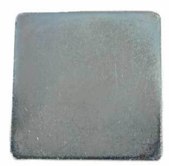[SE812] Square Steel Base Plate, 100x100x3mm, 0 Holes