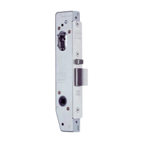 [MKLO450] Lockwood 3782 Oval Insert Mortice Lock - 50x50 Frame, 23mm Backset, Silver - For Swing Gates