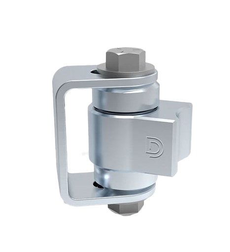 D&D Steel BadAss Hinge - Zinc Finish, Up To 450kg - Single