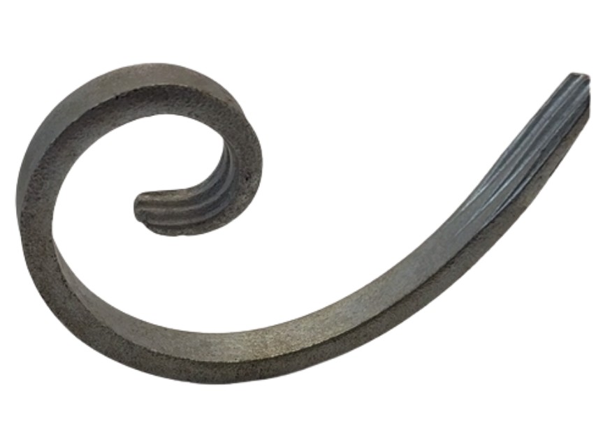 [MT130] Steel C- Scroll 116mmx76mmx12mmx5mm - Zinc Plated
