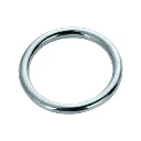 Steel Decorative Ring, 82x8mm, Zinc Plated
