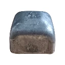 Steel Galvabond Post End Cap for tube size 25x25mm-Zinc Plated