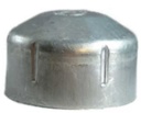 Steel Galvabond Round Post End caps for tube 42.4mm (32NB)