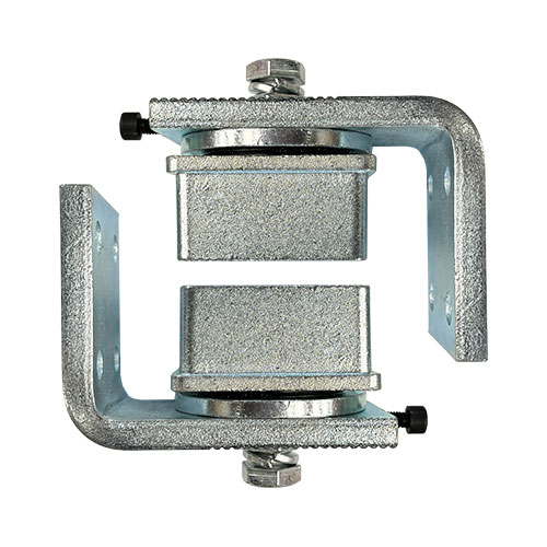 [HGBH360] Zinc Plated Steel Insert Bolt-On Bearing Hinges For 65x65mm Steel Tube - Up To 350kg - Pair