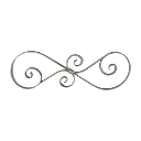 Steel S - Scroll 700x235x20x6mm- Zinc plated