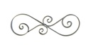 Steel S - Scroll ko700x235x20x6mm- Zinc plated