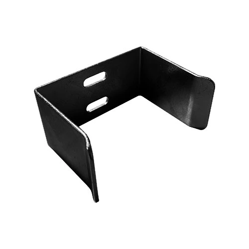 Slim Profile Sliding Gate Holder/Catcher for 100mm Frame - Powdercoated Black