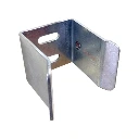 Sliding Gate Holder/Catcher for 50mm Frame - Zinc Plated Steel