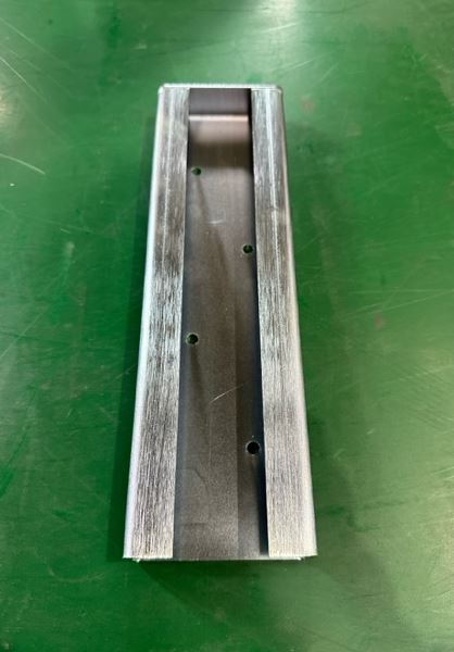 [SBHD378] Steel Sliding block holder with Top Cap 280x80x27mm - Steel Zinc finished