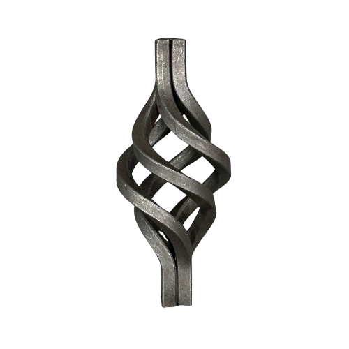 [MT138] Steel wrought iron baskets 140x60x15mm - Mild steel