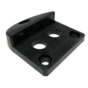 Swing Gate Ground Stop - Rubber bolt down 40mm high