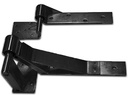 Residential Rising Gate Hinges - Type A, Black, LH Side - Pair
