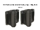 D&D TruClose Adjustable Self Closing Hinges - 30kg, Black, For Metal, No Legs - Pair