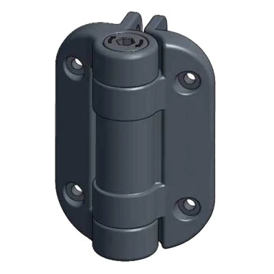 [HN709] Safetech MegaKlik Adjustable Self Closing Hinges - 85kg, Black, Two Legs, Safety Cap Included - Pair