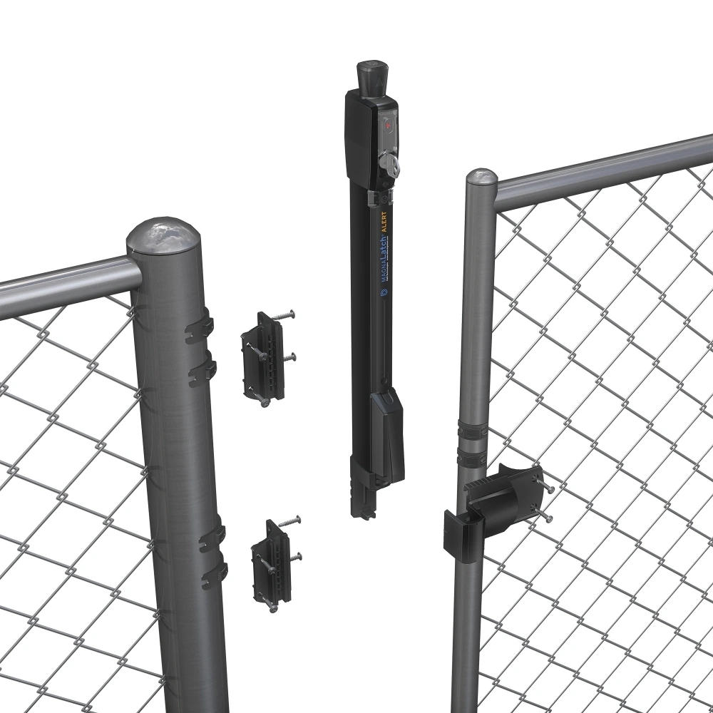 [FK472] D&D MagnaLatch Safety Pool Latch - Top / Vertical Pull Round Post Adaptor Kit series 3