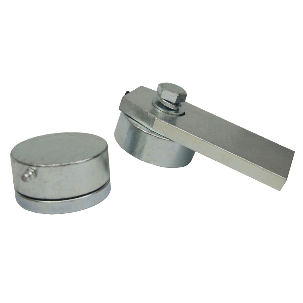 Zinc Plated Steel Weld-On Bearing Hinges - Up To 600kg - Set